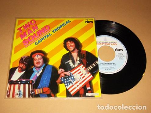 Discos de vinilo: TWO MAN SOUND - CAPITAL TROPICAL - VERSION EN ESPA&Ntilde;OL - SINGLE - 1981 - Foto 1
