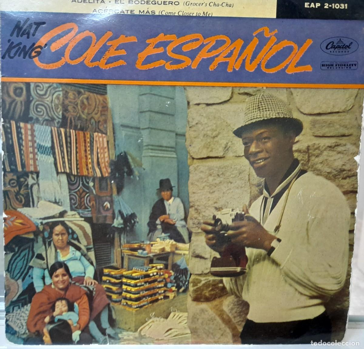 Discos de vinilo: Single Nat King Cole Espa&ntilde;ol (1958) - Foto 1