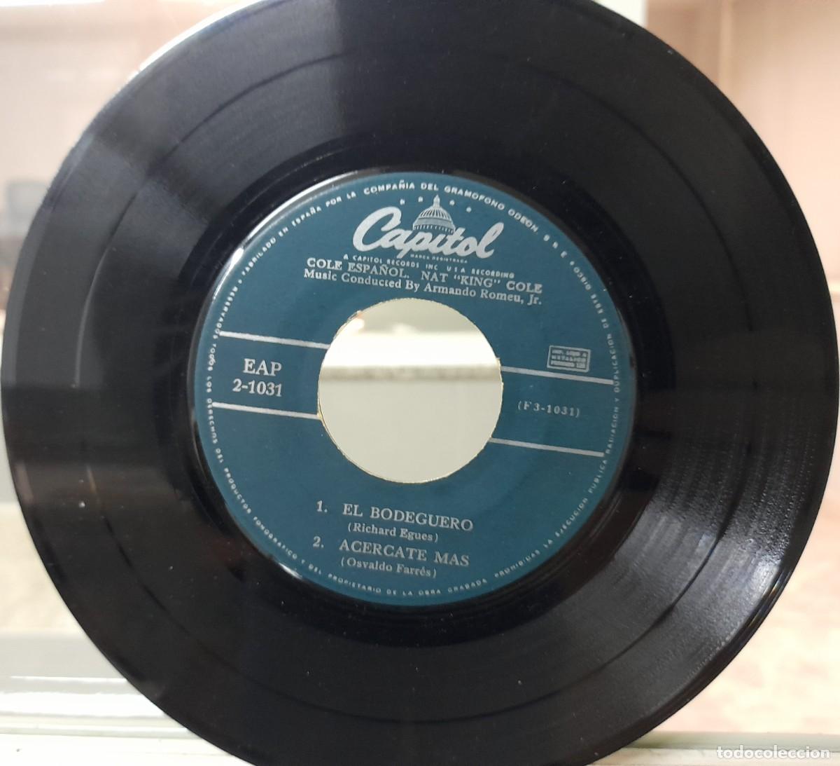 Discos de vinilo: Single Nat King Cole Espa&ntilde;ol (1958) - Foto 4