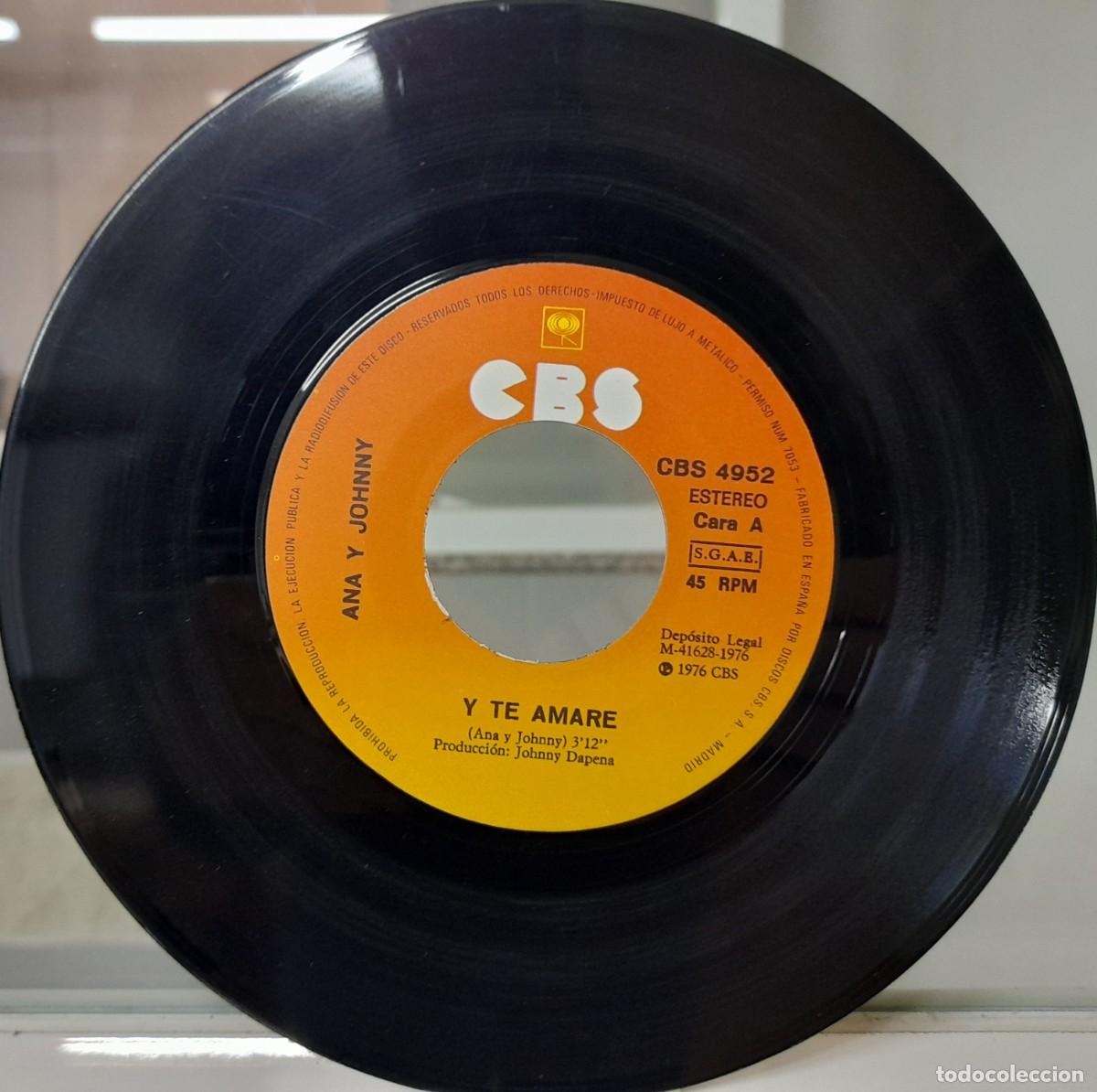 Discos de vinilo: Single Ana y Johnny (1976) - Foto 4