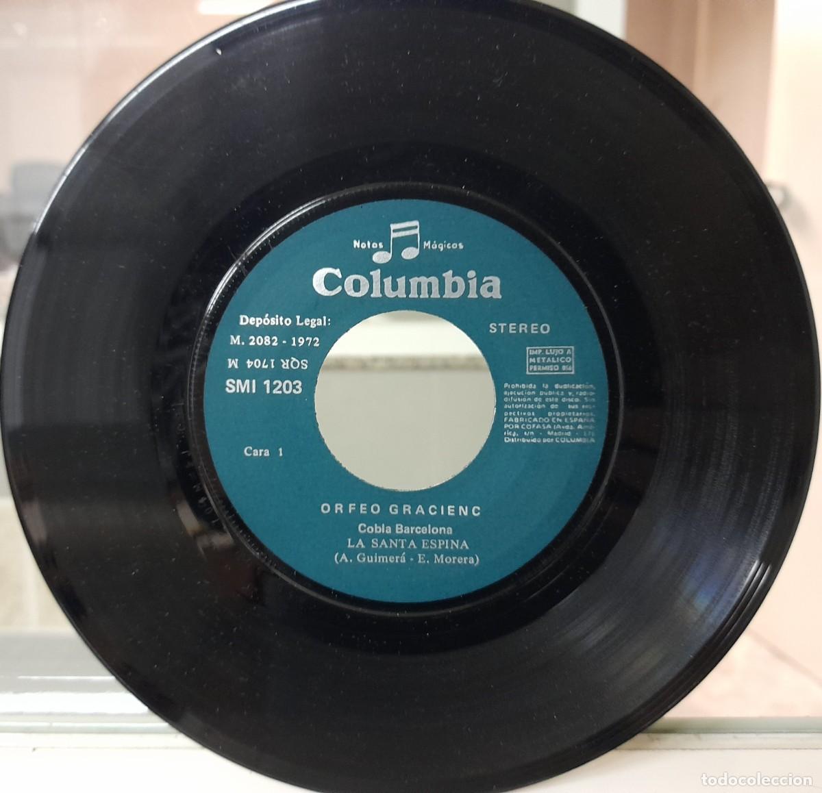 Discos de vinilo: Single Orfeo Gracienc (1972) - Foto 4