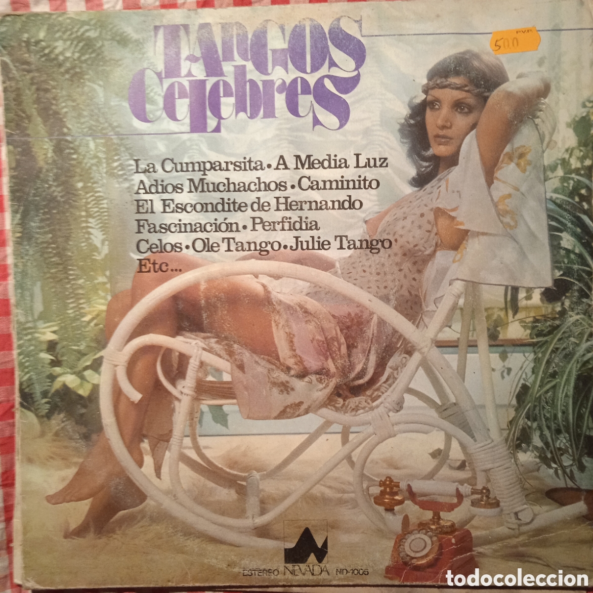 Disques de vinyle: Tangos celebres,1976,nd-1005