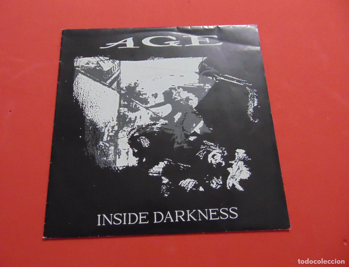 Discos de vinilo: AGE &ndash; Inside Darkness - SINGLE 1997 - HARDCORE PUNK - Foto 1