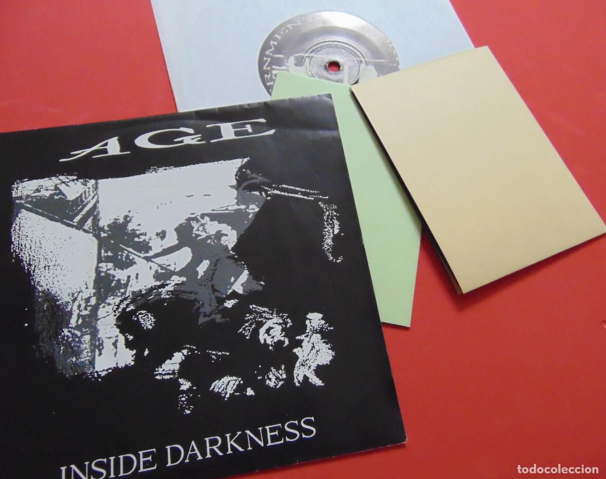 Discos de vinilo: AGE &ndash; Inside Darkness - SINGLE 1997 - HARDCORE PUNK - Foto 7