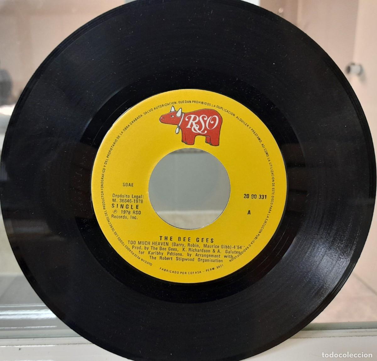 Discos de vinilo: Single The Bee Gees (1978) - Foto 3