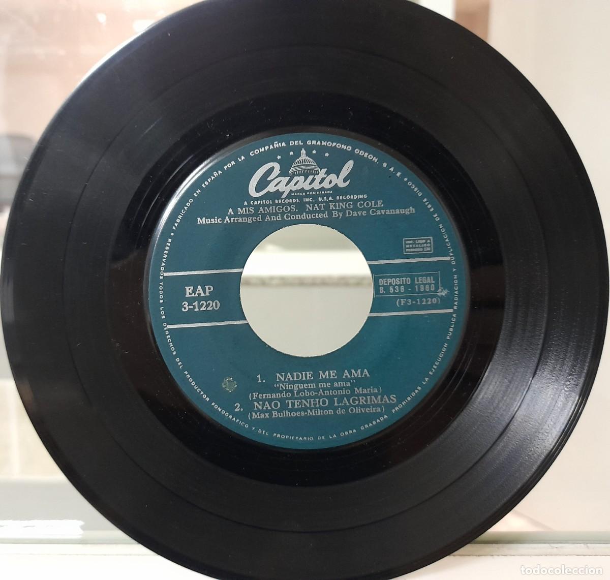 Discos de vinilo: Single Nat King Cole (A mis amigos) 1960 - Foto 3