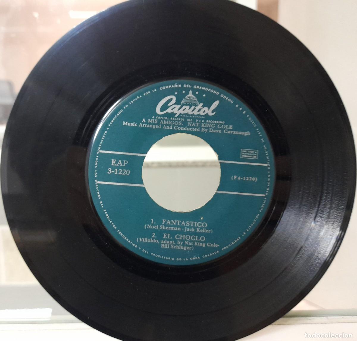 Discos de vinilo: Single Nat King Cole (A mis amigos) 1960 - Foto 4