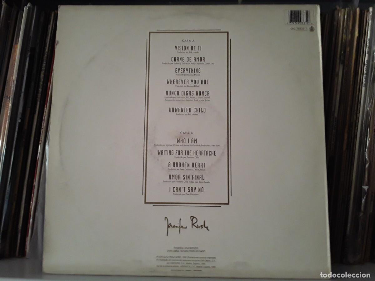 Discos de vinilo: Jennifer Rush &lrm;&ndash; Jennifer Rush - lp edic. spain 1993 - Foto 2