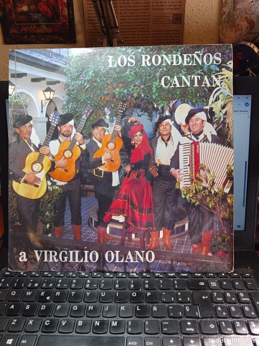 Vinyl records: LOS RONDE&Ntilde;OS CANTAN A VIRGILIO OLANO (LP ORBE SIN FECHA)