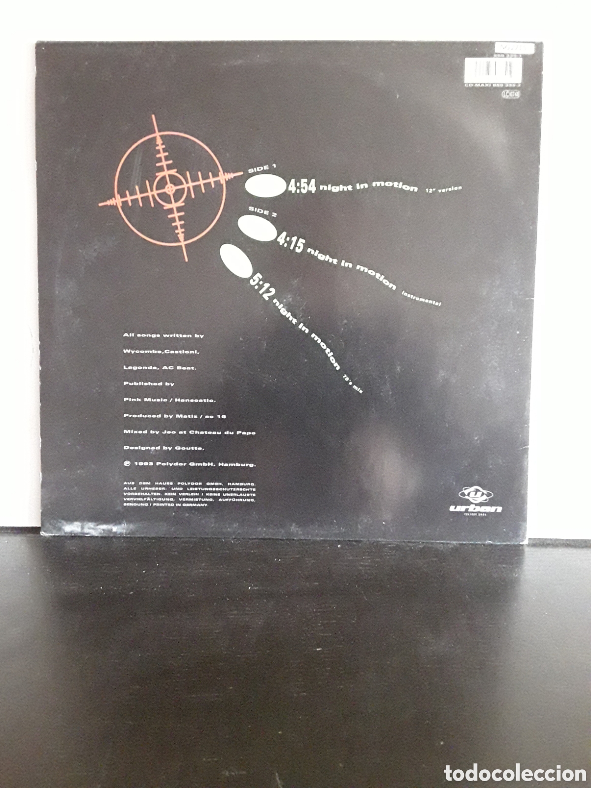 Discos de vinilo: U 96 &lrm;&ndash; Night In Motion - Foto 2