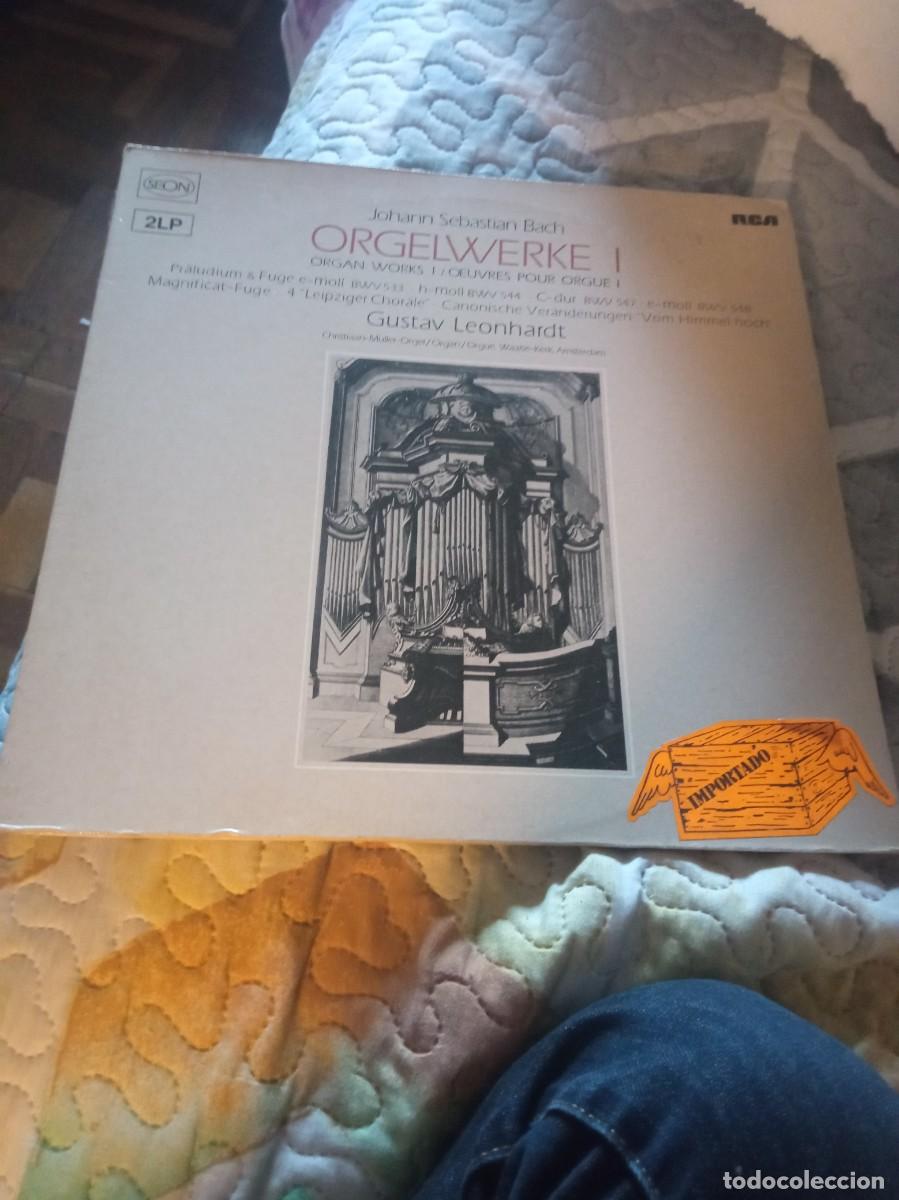 Discos de vinilo: Bach orgelwerke I. RCA 1980 disco doble - Foto 1