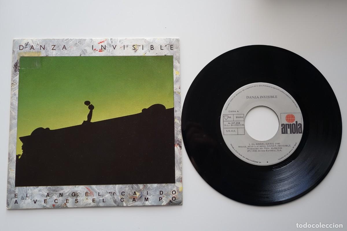 Discos de vinilo: DANZA INVISIBLE: El &aacute;ngel caido. SINGLE VINILO 7&rdquo; - Foto 1