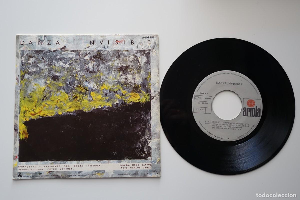Discos de vinilo: DANZA INVISIBLE: El &aacute;ngel caido. SINGLE VINILO 7&rdquo; - Foto 2