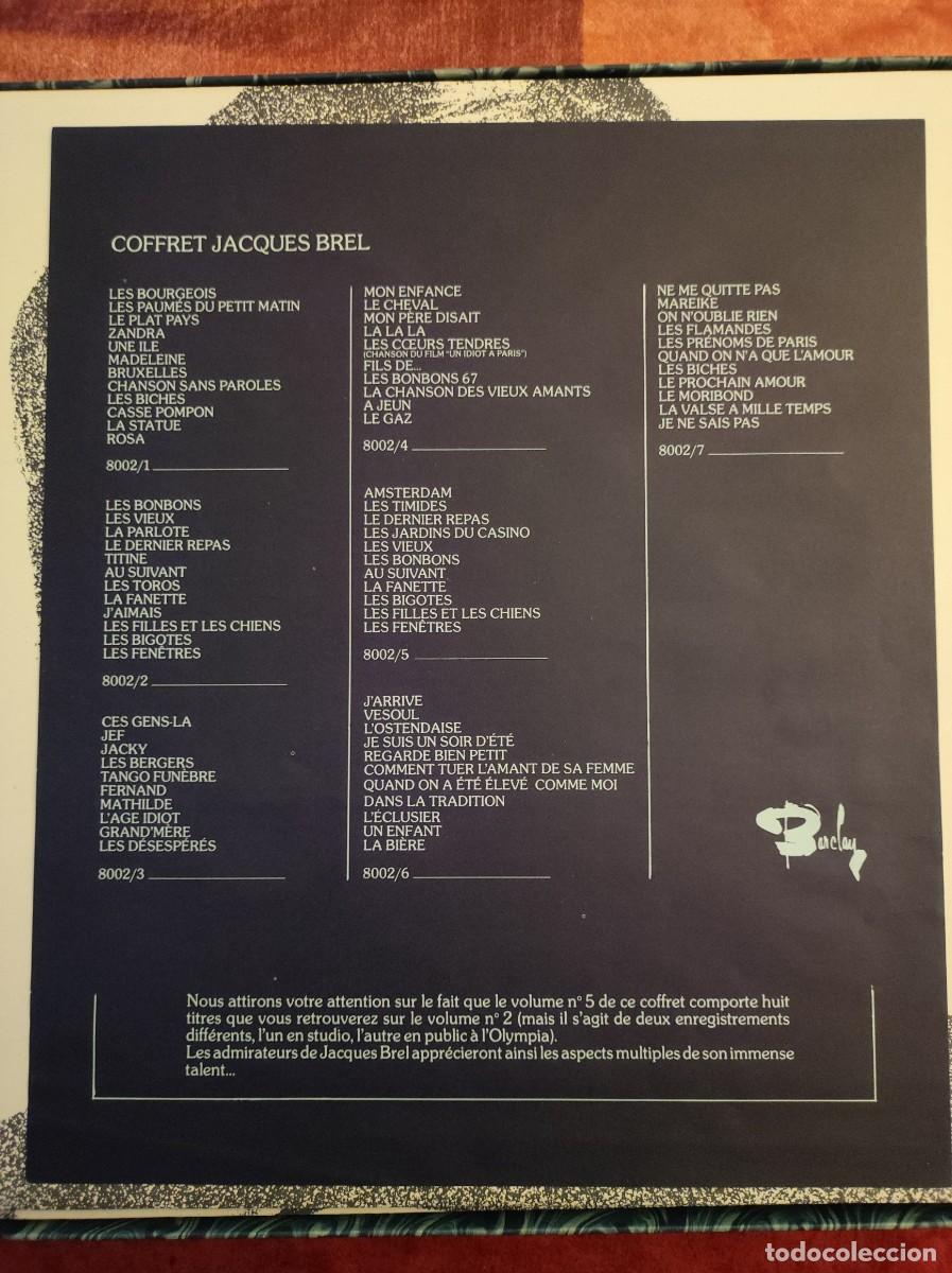 Discos de vinilo: Jacques Brel &ndash; Brel (box 7lps) - Foto 18