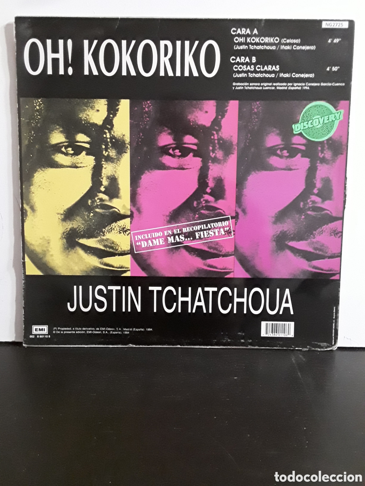 Discos de vinilo: Justin Tchatchoua &lrm;&ndash; Oh! Kokoriko - Foto 2