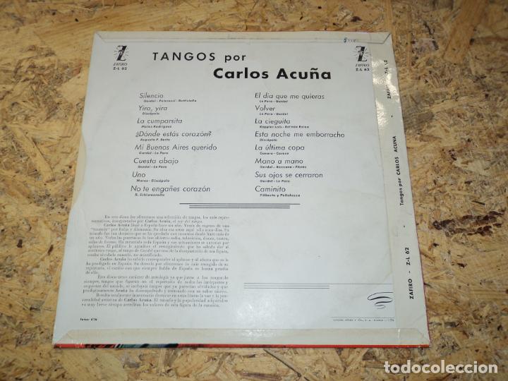Discos de vinilo: Carlos Acu&ntilde;a - Tangos - Foto 2