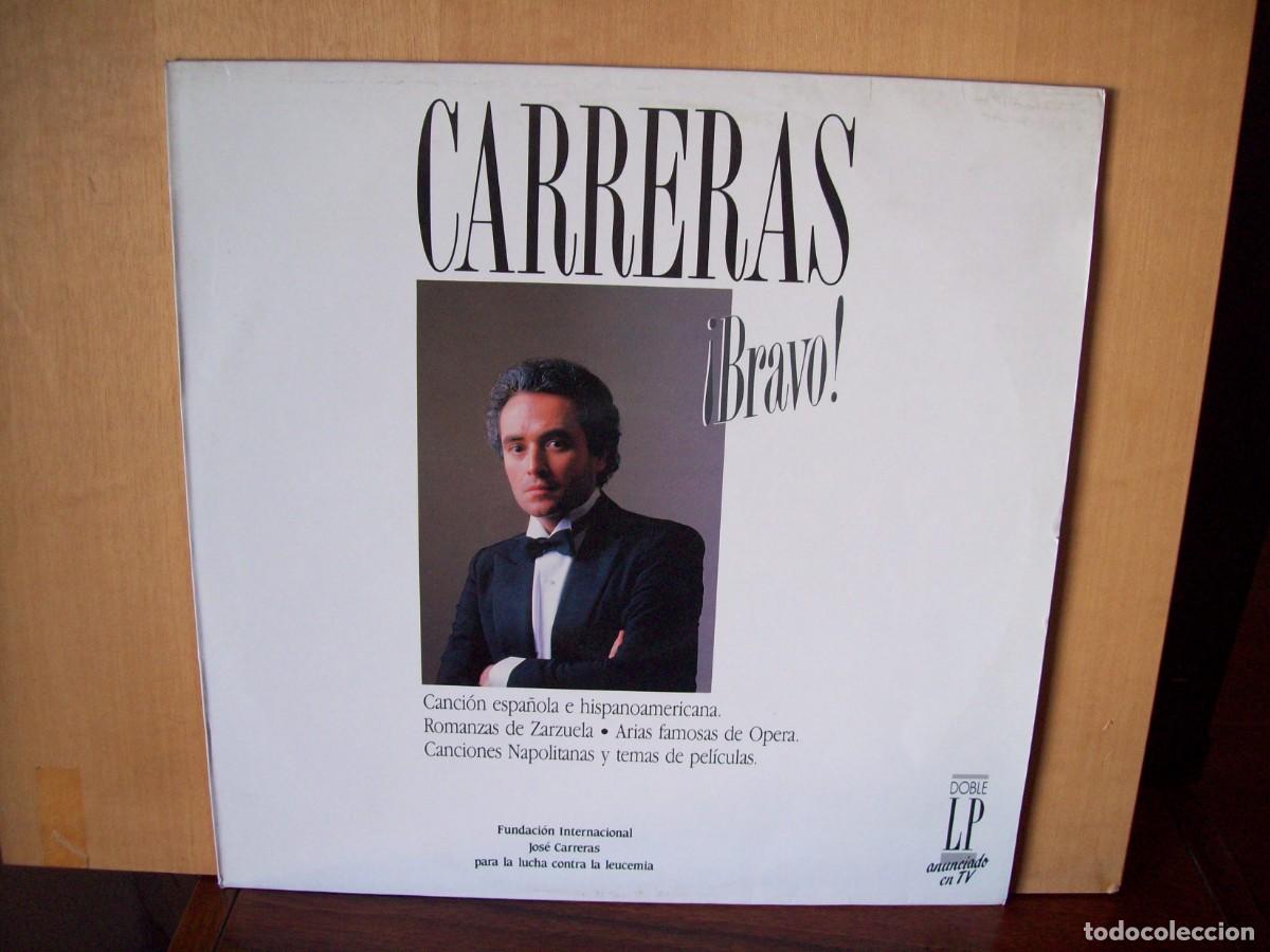 Discos de vinilo: CARRERAS - BRAVO - DOBLE LP 1988 - Foto 1