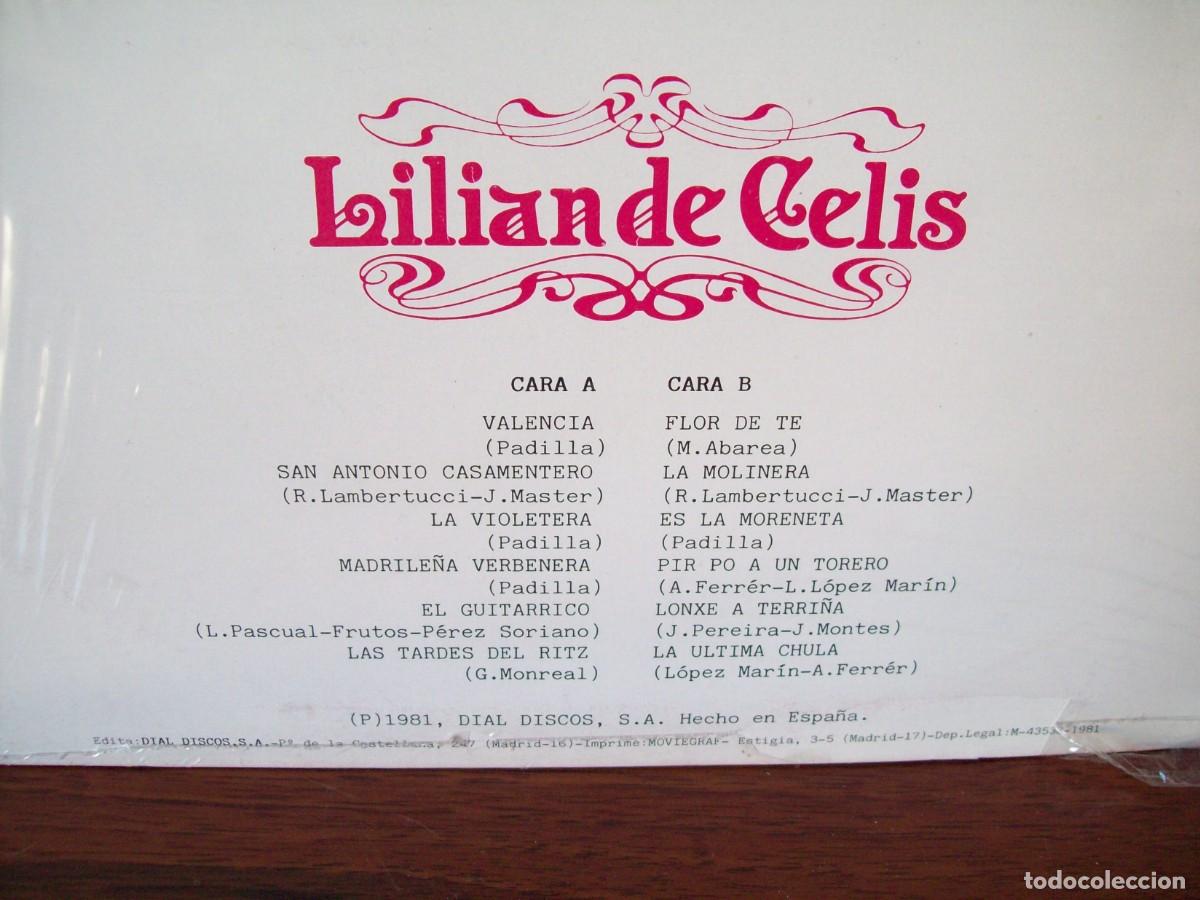 Discos de vinilo: LILIAN DE CELIS - 12 TEMAS - LP 1981 - Foto 2