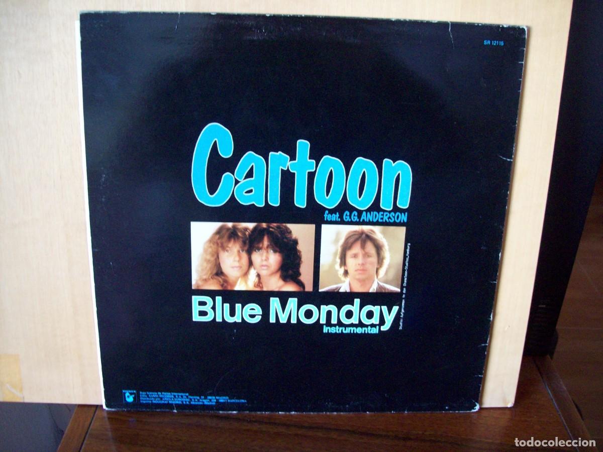 Discos de vinilo: CARTOON - BLUE MONDAY - MAXI-SINGLE - Foto 2