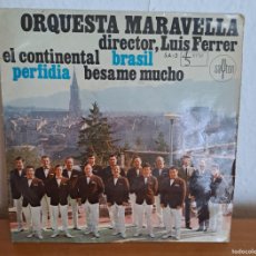 Discos de vinilo: DISCO SINGLE DE VINILO, ORQUESTA MARAVELLA., AÑO 1967.