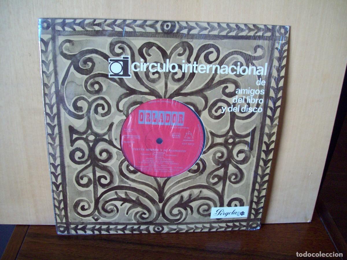 Discos de vinil: CIRCULO INTERNACIONAL - YVETTE HORNER Y SU ACORDEON - LP 1965 CON 10 TEMAS