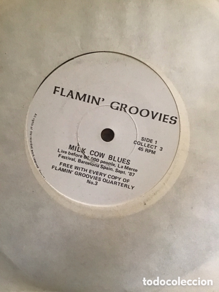 Vinyl records: Flamin&rsquo; Groovies Milk Cow Blues