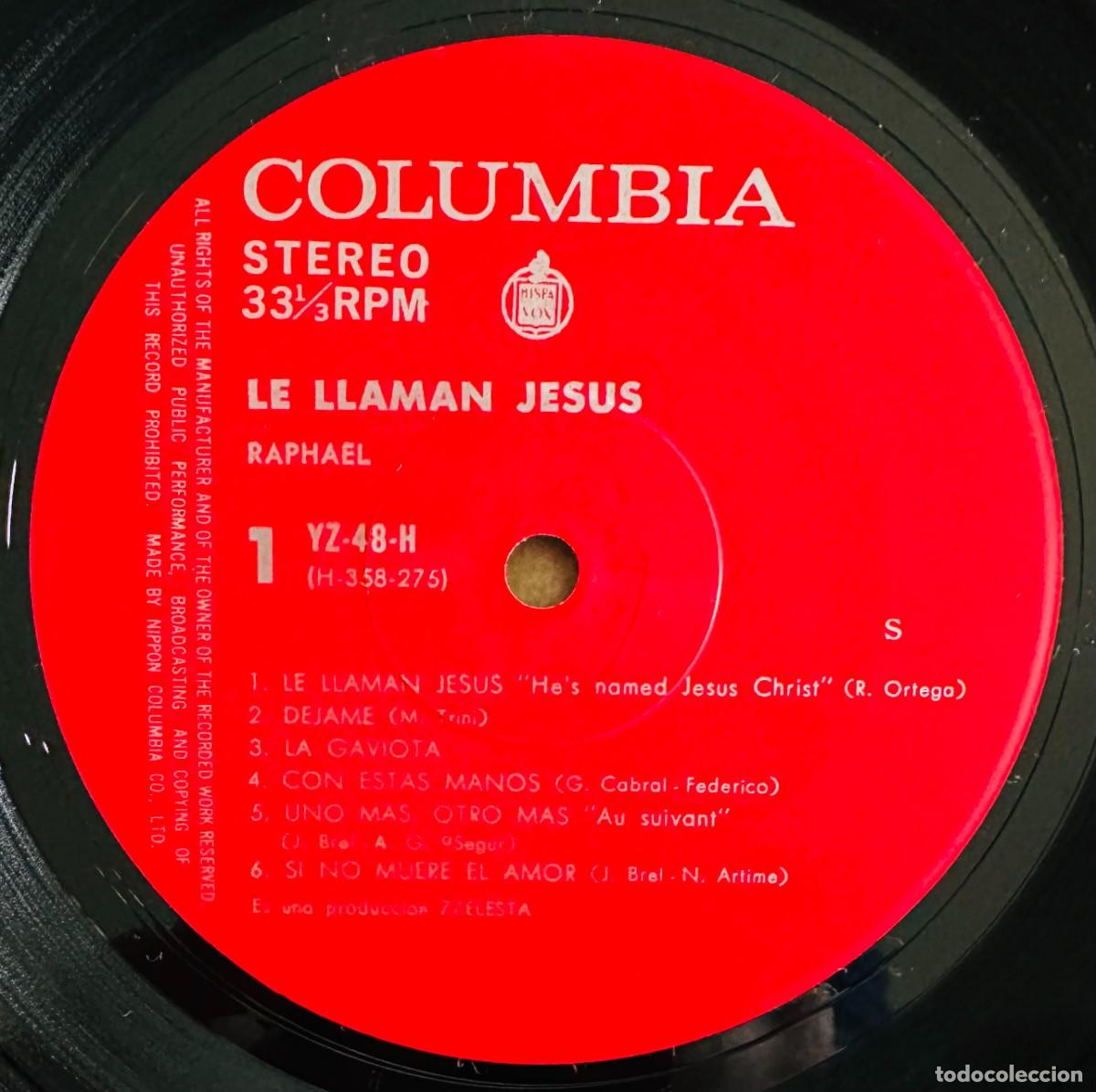 Discos de vinilo: RAPHAEL VINILO LP JESUS JAPONES + OBI INSERT - Foto 4