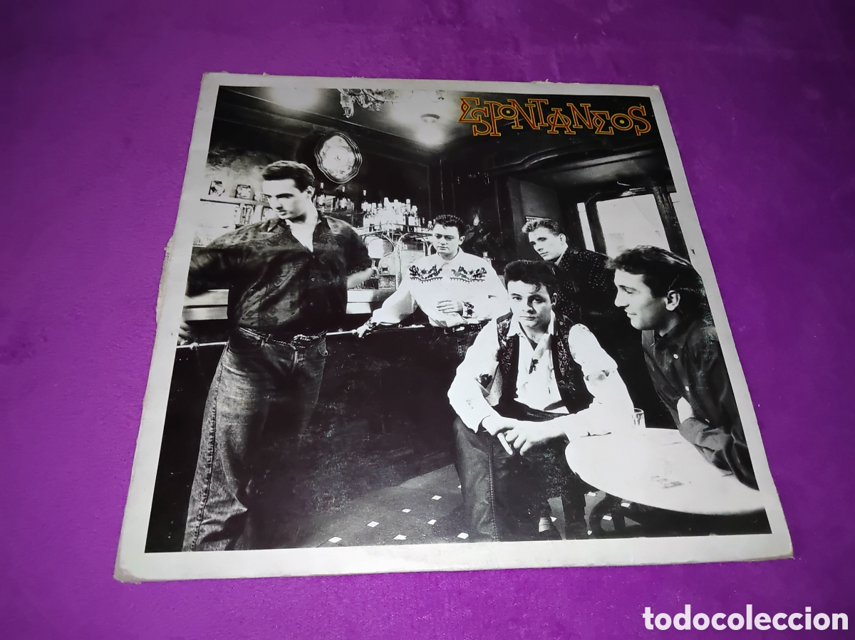 Discos de vinilo: ESPONT&Aacute;NEOS -S/T -LP EPIC 1989 - Foto 1