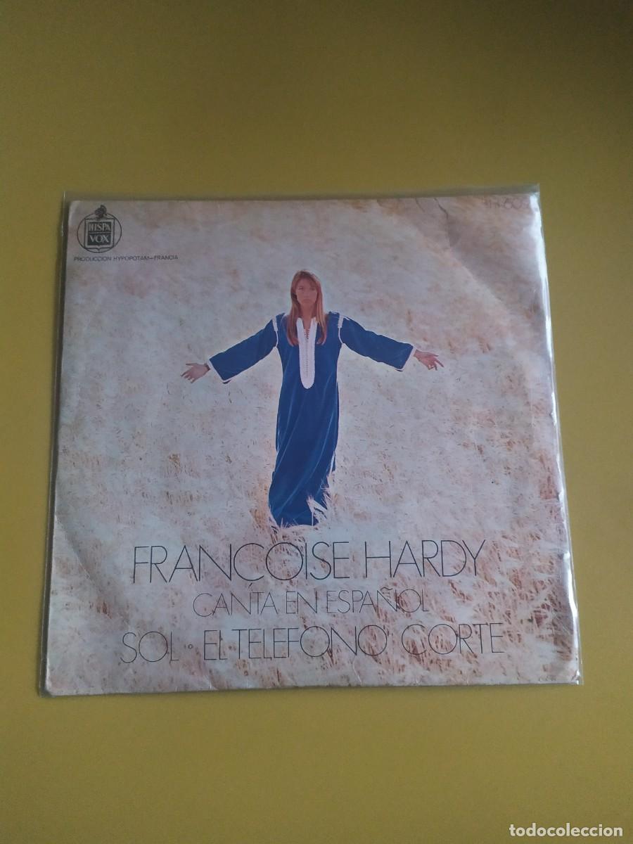 Discos de vinilo: Fran&ccedil;oise Hardy - Sol / El tel&eacute;fono cort&eacute; 1970 - Foto 1