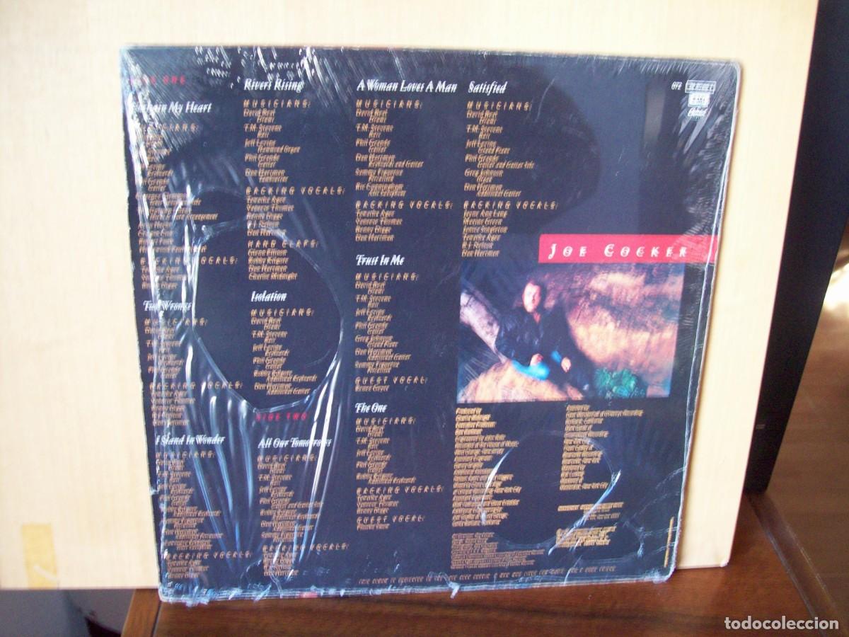 Discos de vinilo: JOE COCKER - UNCHAIN MY HEART - LP 1987 - Foto 2