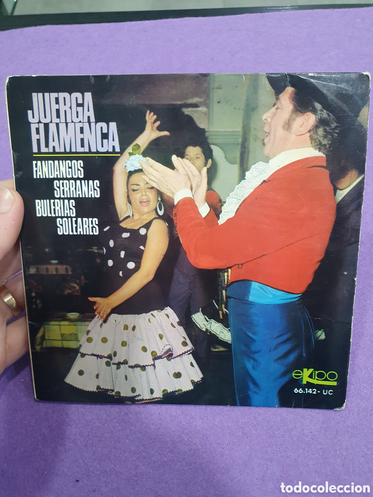 Discos de vinilo: EP Single Juerga Flamenca. (L81) - Foto 1