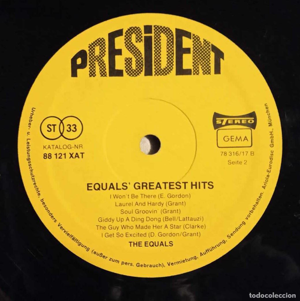 Discos de vinilo: EQUALS - GREATEST HITS - POP CLUB - Foto 3