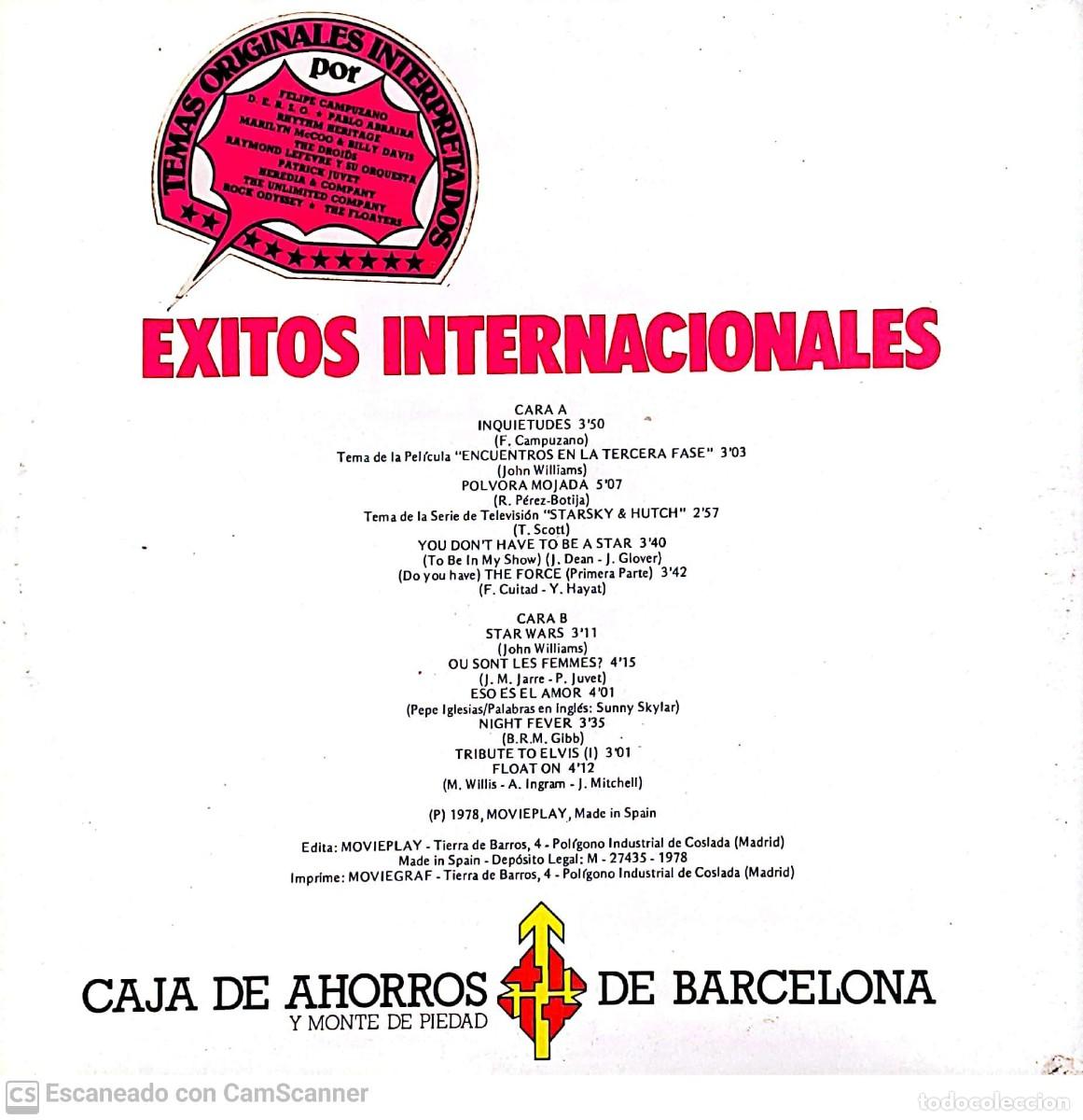 Discos de vinilo: Various &lrm;&ndash; Exitos Internacionales - Foto 2
