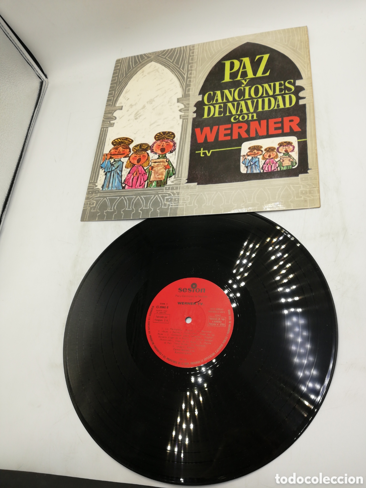 Discos de vinilo: Paz y canciones de Navidad con Werner. LP. - Foto 4
