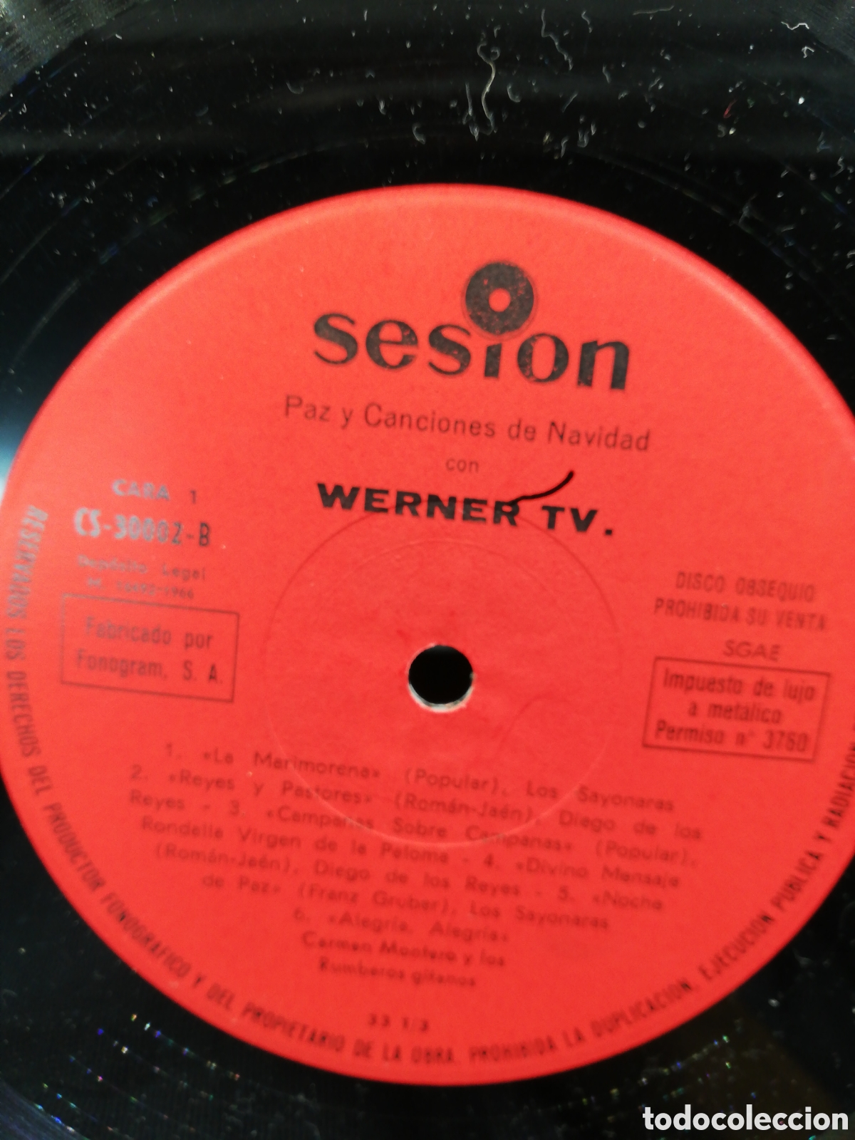 Discos de vinilo: Paz y canciones de Navidad con Werner. LP. - Foto 5