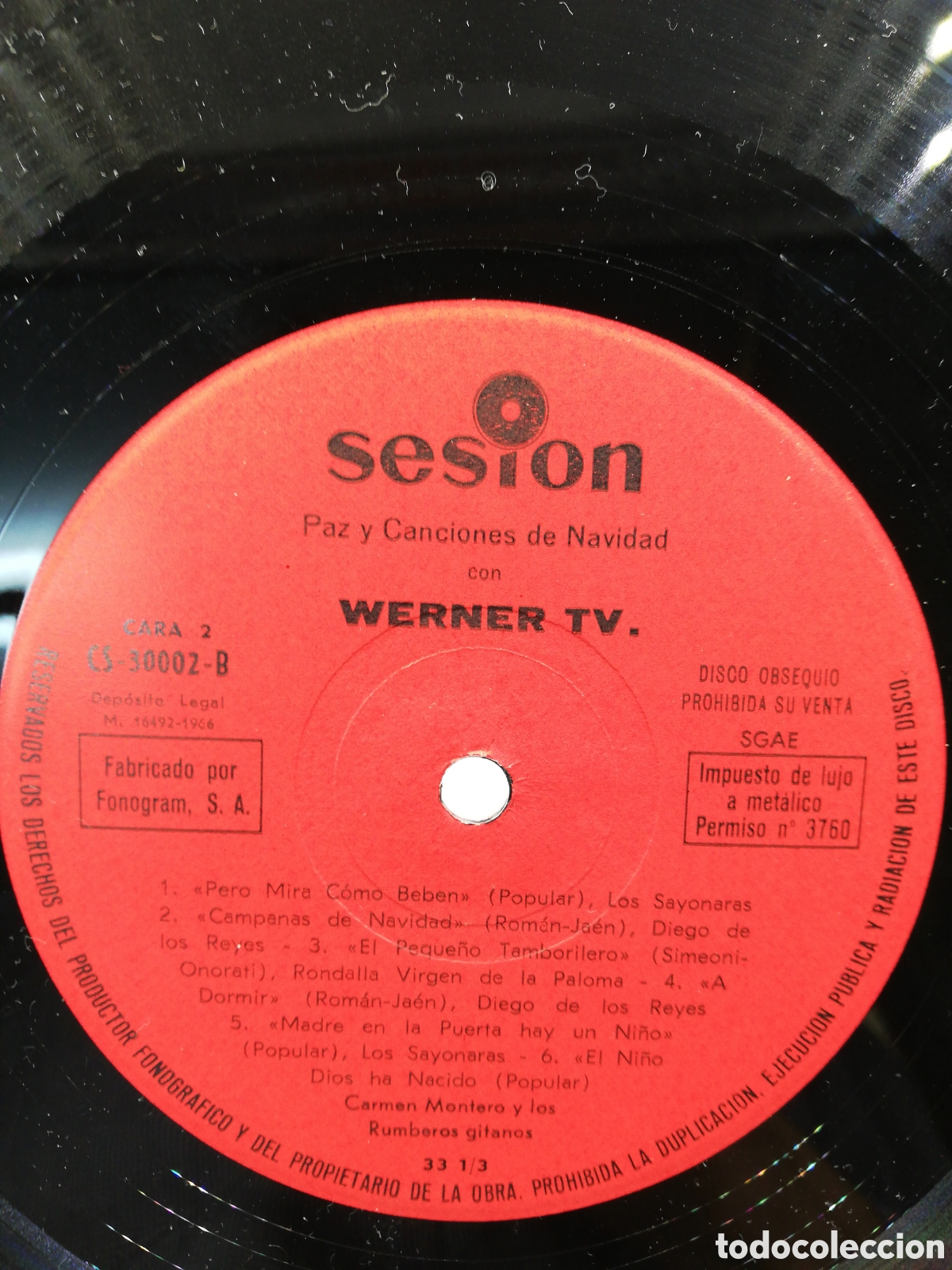 Discos de vinilo: Paz y canciones de Navidad con Werner. LP. - Foto 6