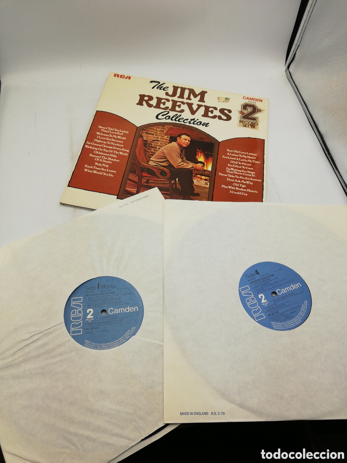 Discos de vinilo: The Jim Reeves Collection. Two Record Set. LP. - Foto 6