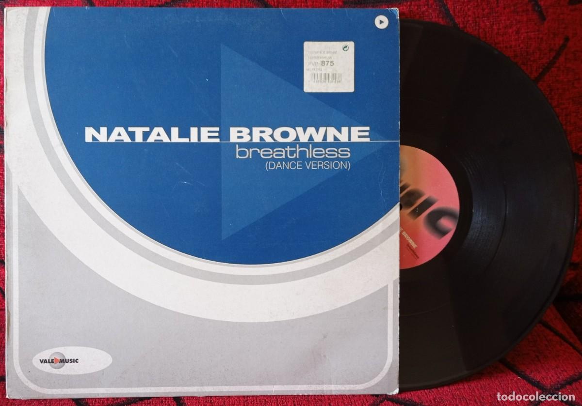Discos de vinilo: NATALIE BROWNE ** Breathless (Dance Version) ** MAXI SINGLE VINILO ORIGINAL 2000 - Foto 1