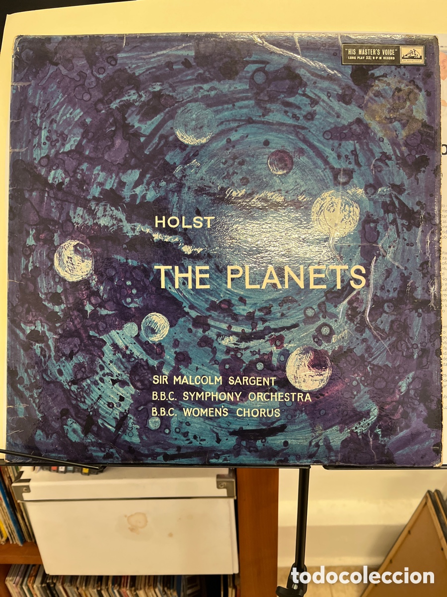 Discos de vinilo: Holst. The planets. Sir Malcolm Sargent. LP - Foto 1