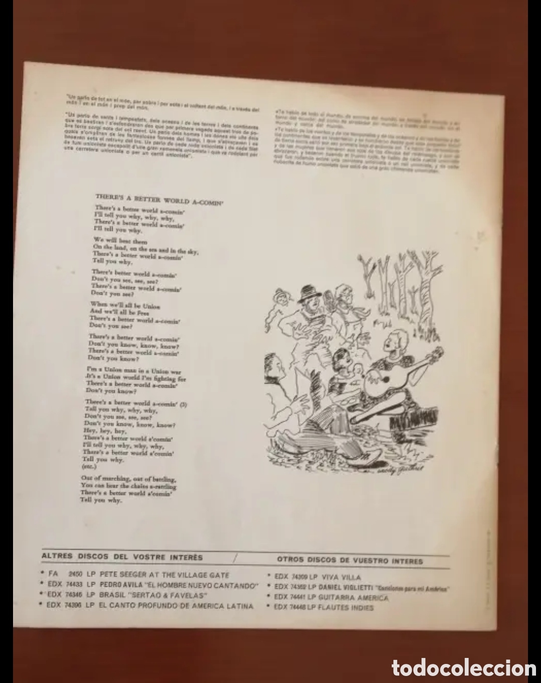 Discos de vinilo: LP Woody Guthrie &rdquo;Bound for Glory - Foto 8