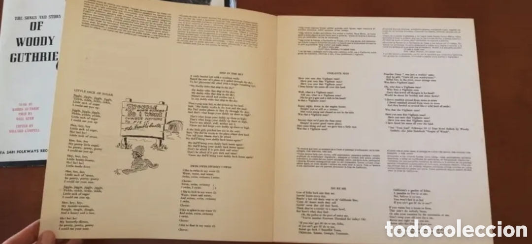 Discos de vinilo: LP Woody Guthrie &rdquo;Bound for Glory - Foto 9