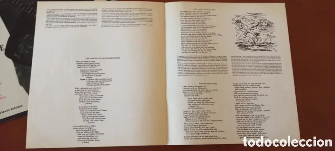 Discos de vinilo: LP Woody Guthrie &rdquo;Bound for Glory - Foto 10