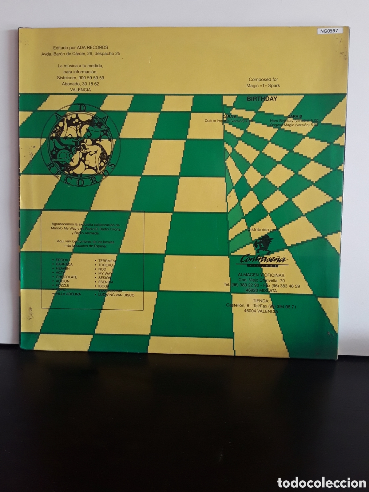 Discos de vinilo: Magic T Spark &lrm;&ndash; Birthday - Foto 2