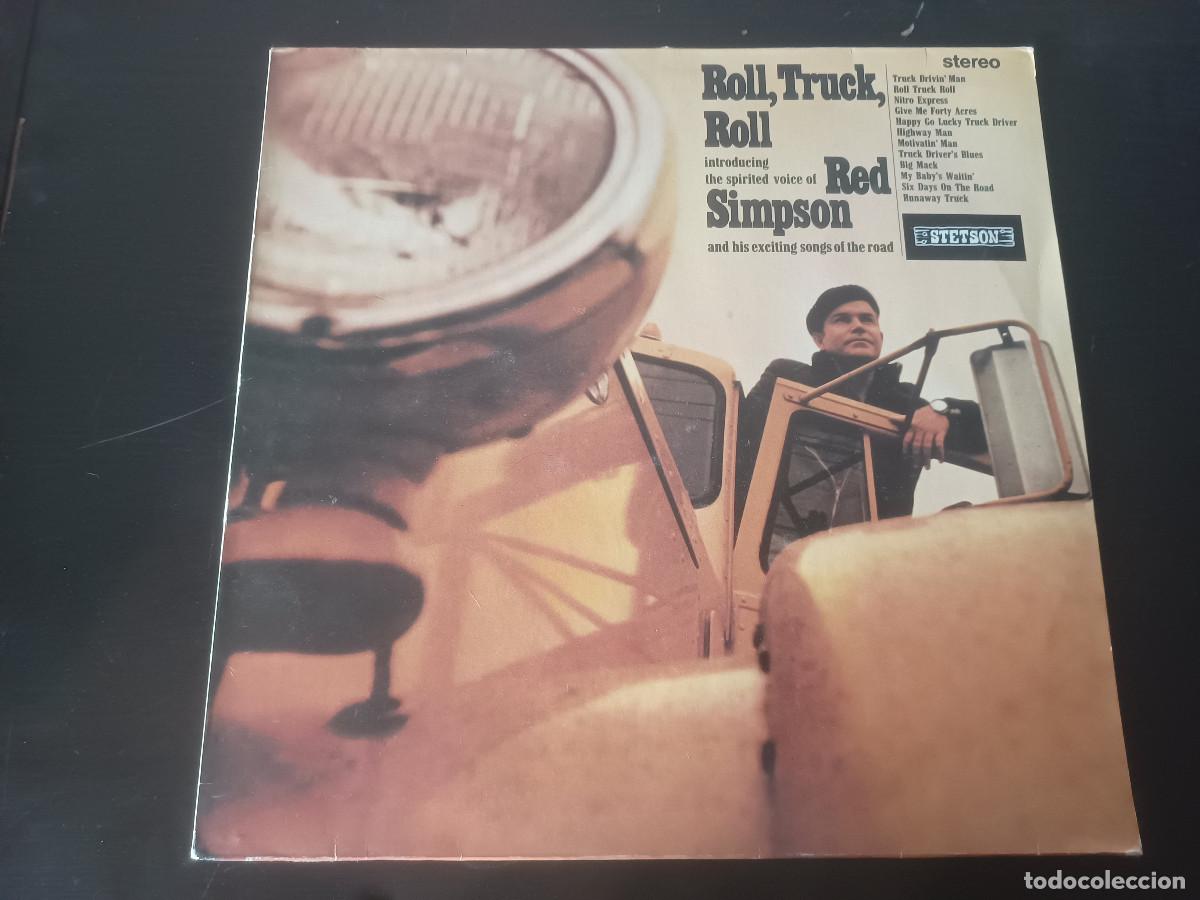Discos de vinilo: Red Simpson- Roll. Truck, Roll - Foto 1