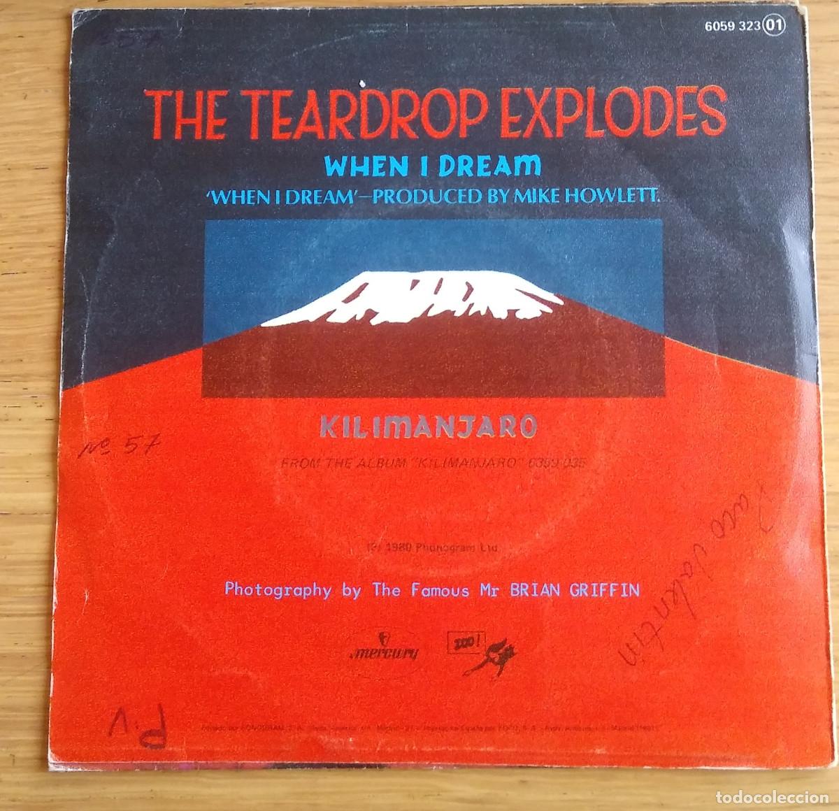 Discos de vinilo: THE TEARDROP EXPLODES : &rdquo;WHEN I DREAM&rdquo; SINGLE VINILO 1981 - NEW WAVE - ROCK - Foto 2
