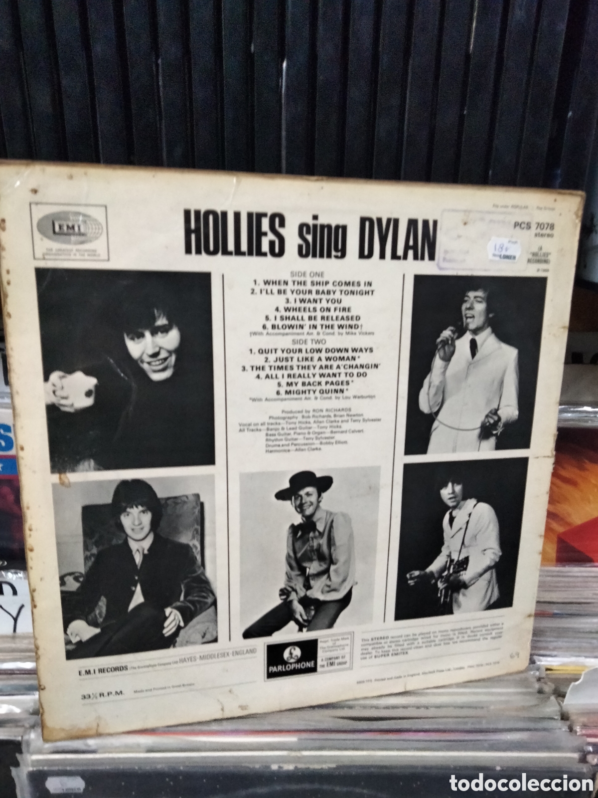 Discos de vinilo: Hollies sing Dylan - Foto 2