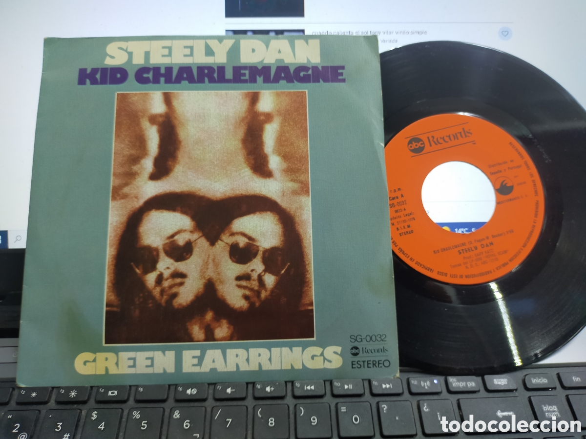 Discos de vinilo: Steely dan single kid Charlemagne Espa&ntilde;a 1976 - Foto 1