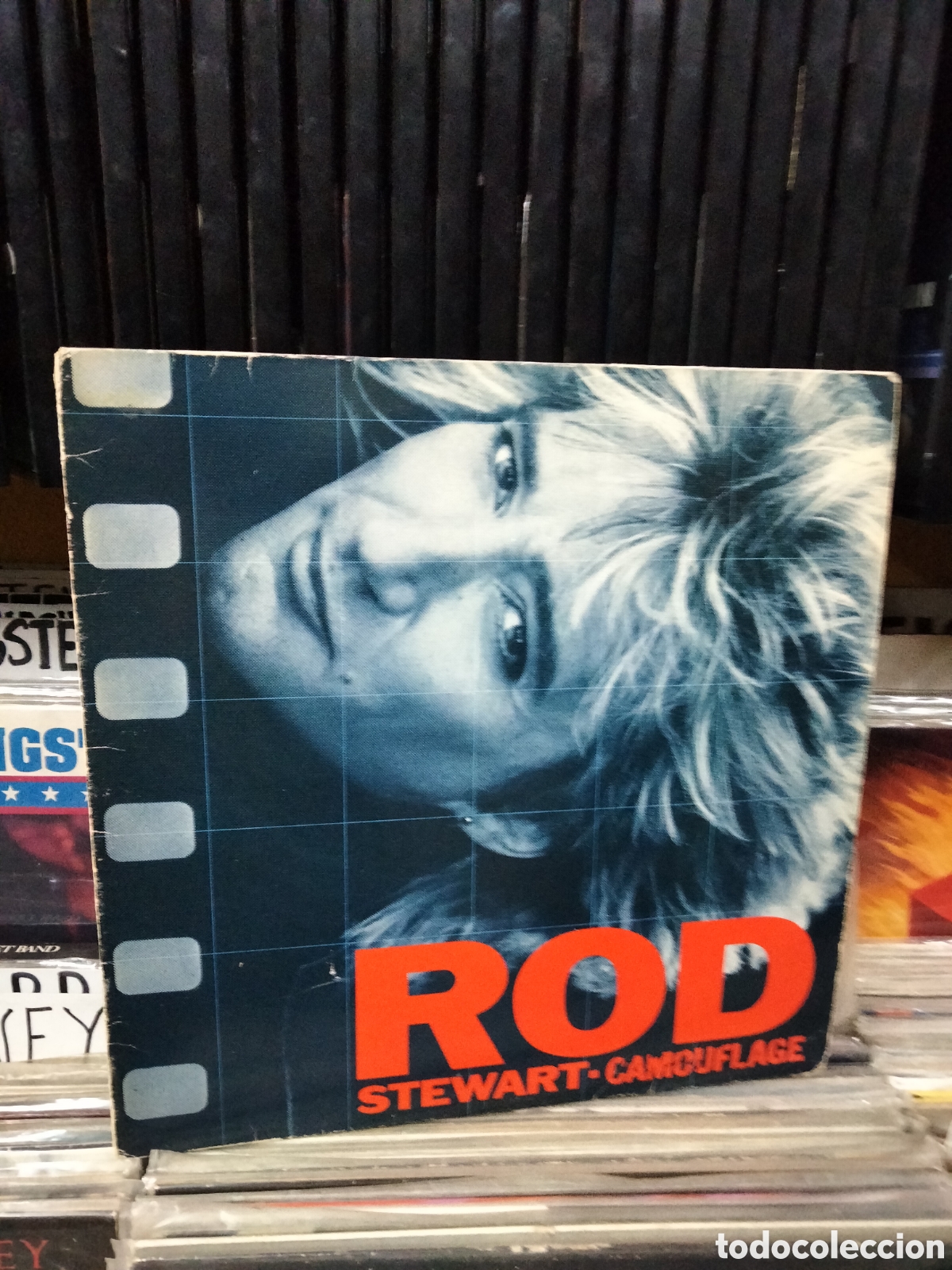 Discos de vinilo: Rod Stewart camouflage - Foto 1