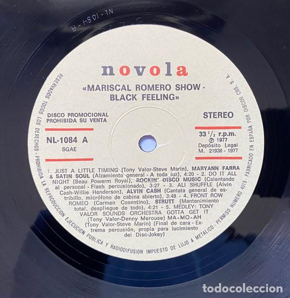Discos de vinilo: Mariscal Romero Show - Black Feeling - Foto 3
