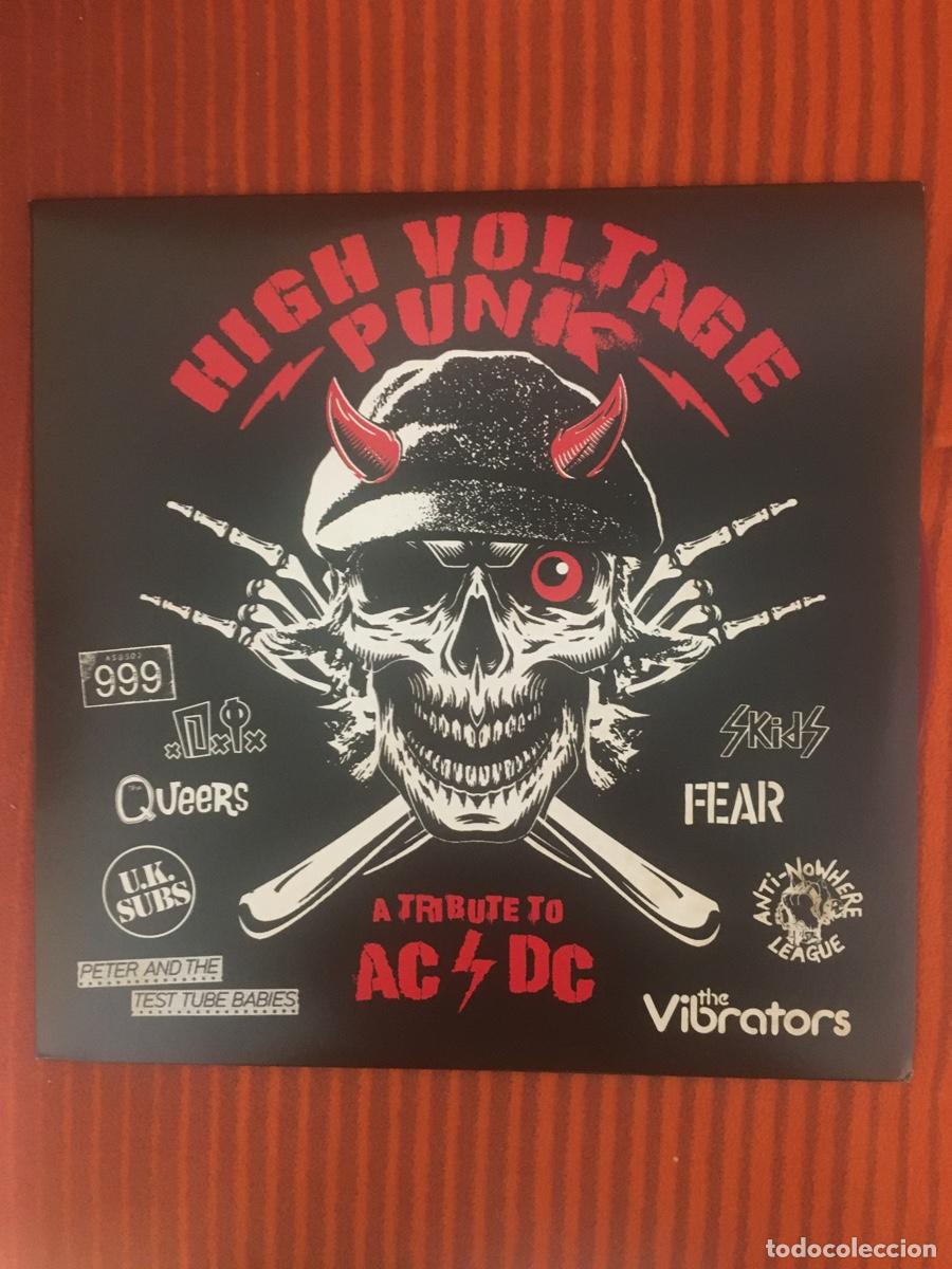 Discos de vinilo: HIGH VOLTAGE PUNK-A TRIBUTE TO AC/DC - Foto 1